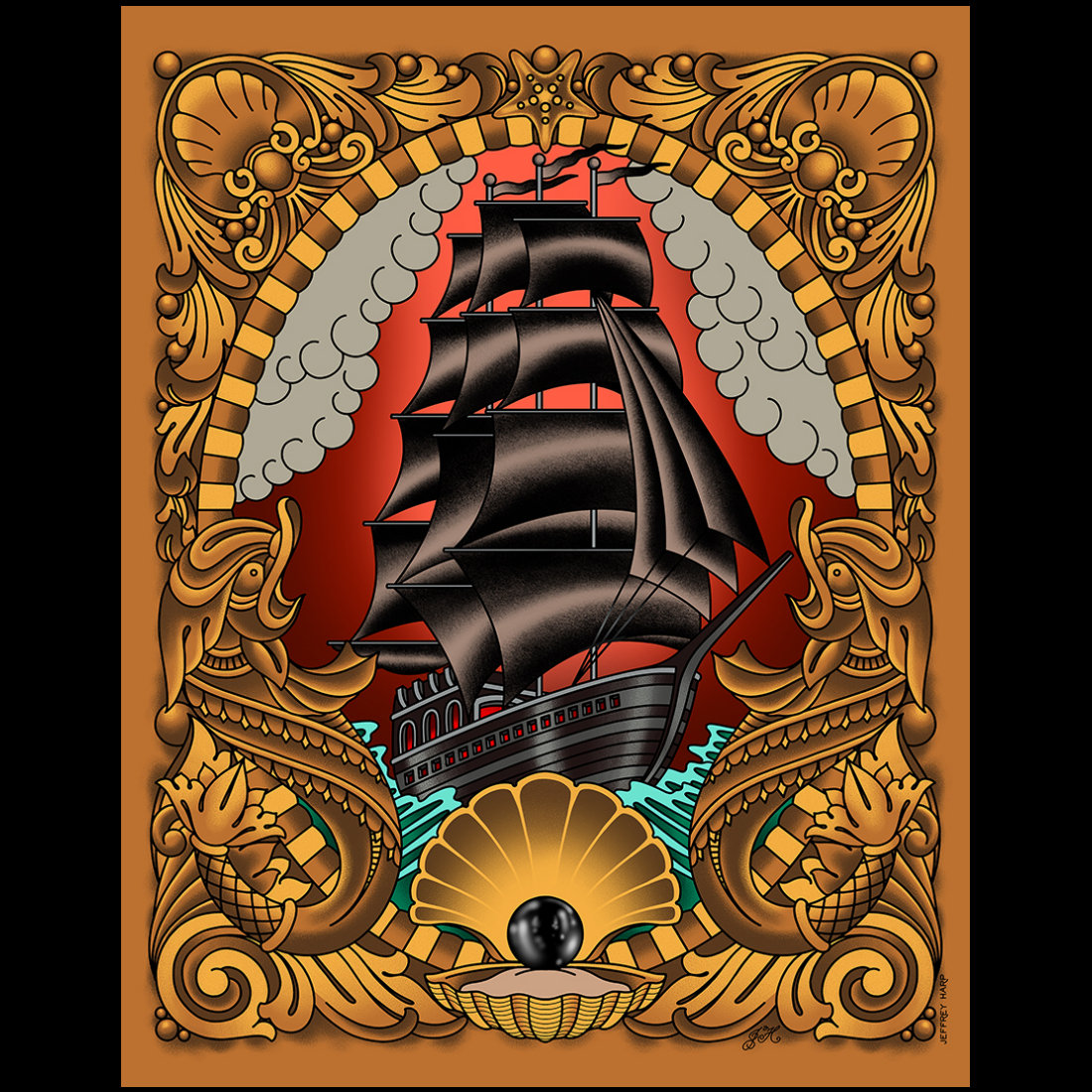 Buy Pirate Ship Tattoo Online In India  Etsy India