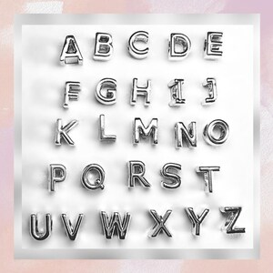 A-Z Bracelet Charms | Fits Pandora Bracelets, Personalized, Custom Jewelry, Bridesmaid Gift