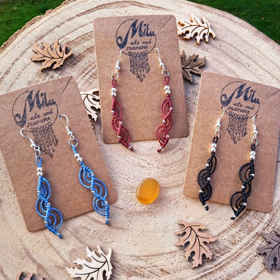 Buy Design Your Own Macrame Earrings Online in India Etsy