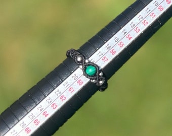 Makramee Ring, besonderer Makrameeschmuck