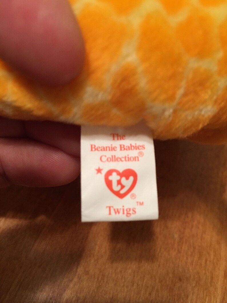 Rare TY Beanie Baby twigs With Tag Error Etsy