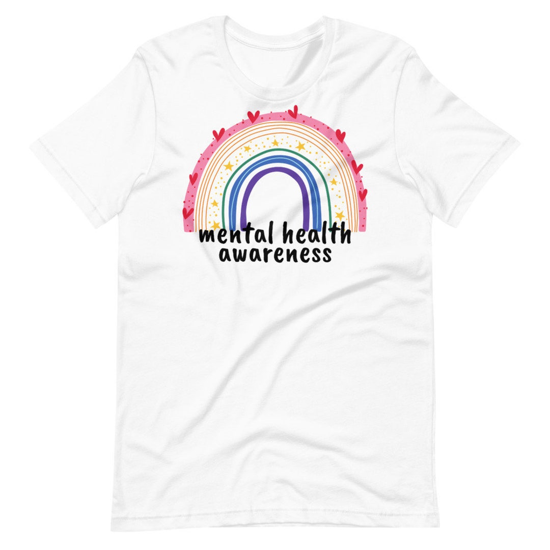 Mental Health Awareness Rainbow T-shirt - Etsy