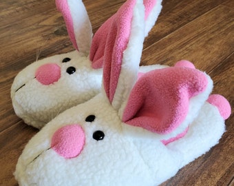 Bunny Slippers  -  Cute - Gifts - Bridesmaids - Adult - Womens