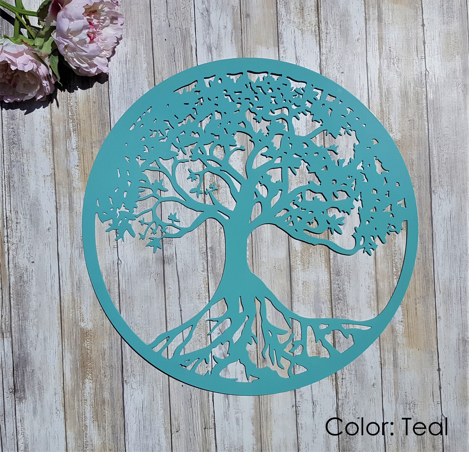 Tree of Life Metal Tree Wall Art Outdoor Metal Art Family Etsy