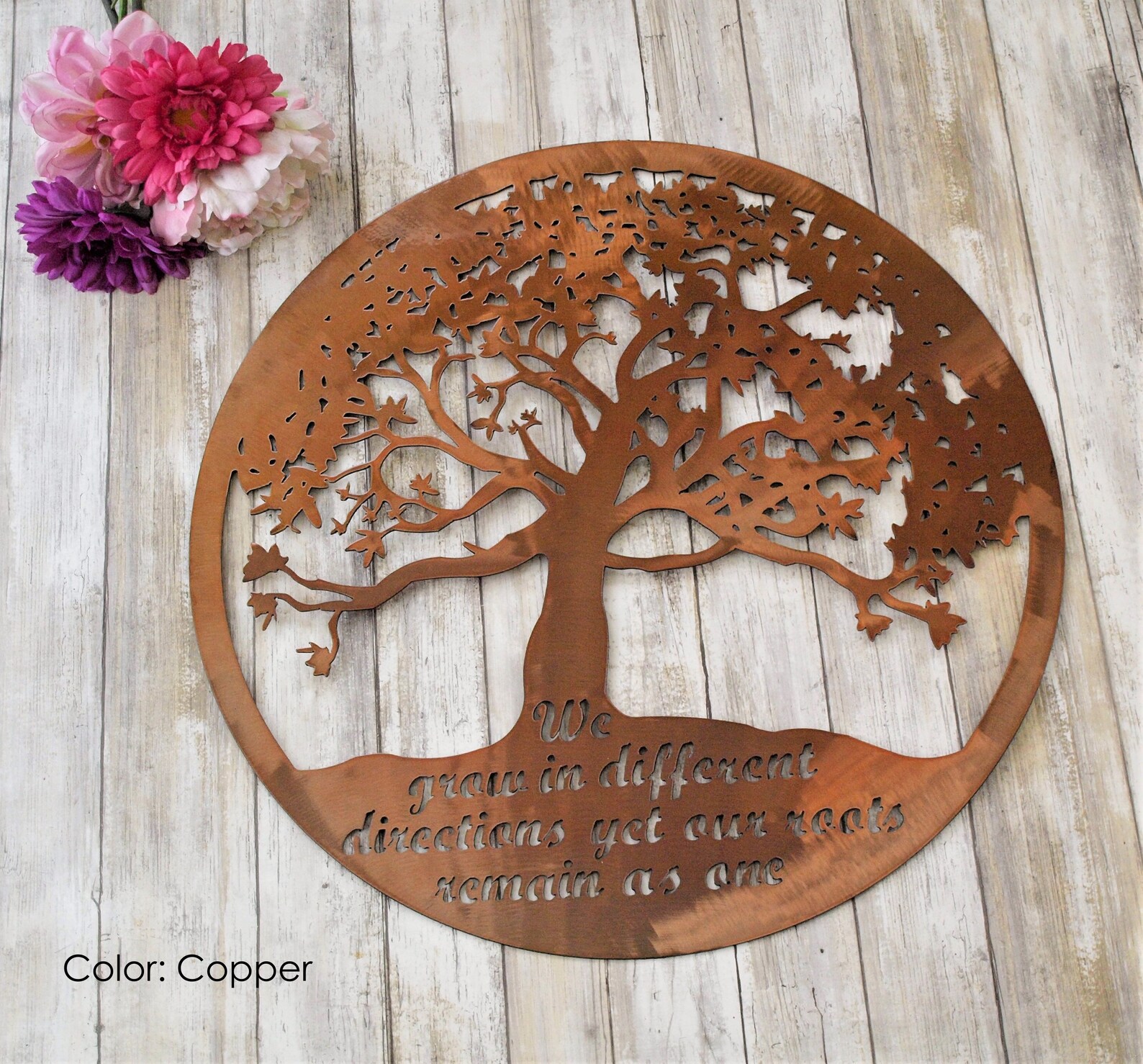 Metal Tree of Life Wall Art Outdoor Metal Tree art Outdoor Etsy