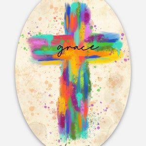 God's Grace Vinyl Sticker - KOSTENLOSER VERSAND