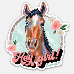Hey Girl Vinyl Sticker - VERSANDKOSTENFREI