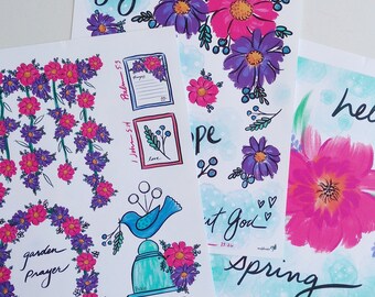 Garden Prayer Digital Printable Set