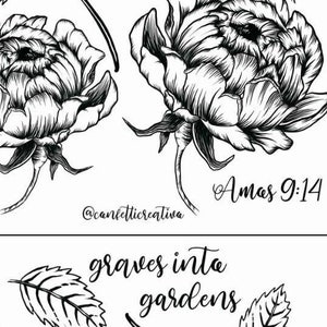 Gräber in Gärten Printable Set - Digitaler Download