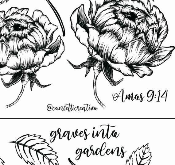 Graves Into Gardens Printable Set Digital Download Etsy
