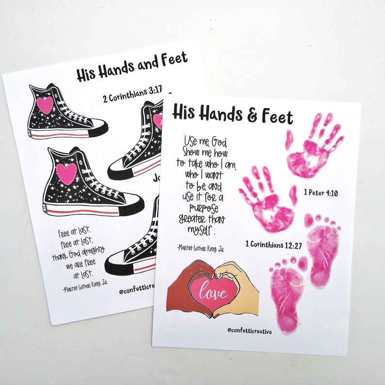 His Hands and Feet Printable Set Digital Download | Etsy