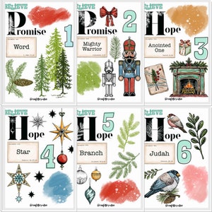 Believe Advent Printable Set - Digital Download