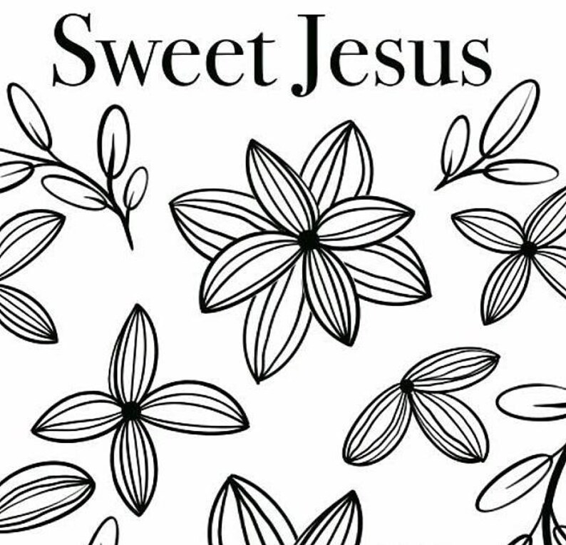 Personalized OLW sweet Jesus Printable Set Etsy