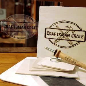 Craftsman Crate Wood-burning Kit image 1