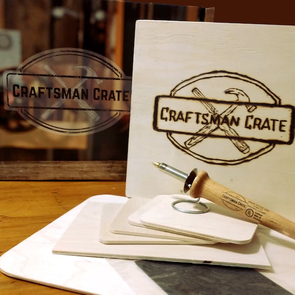 Craftsman Crate Wood-burning Kit