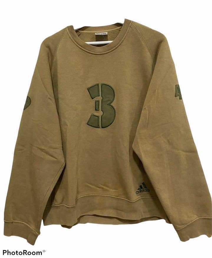 vintage sweat-shirt Travis Scott marron équipement Adidas
