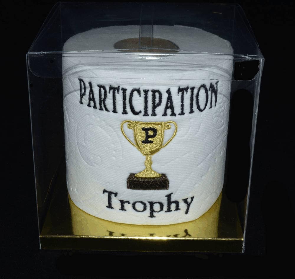 Participation Trophy Gag Gift Embroidered Participation - Etsy