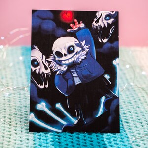 Undertale Sans Fight Art Print by javichakalote