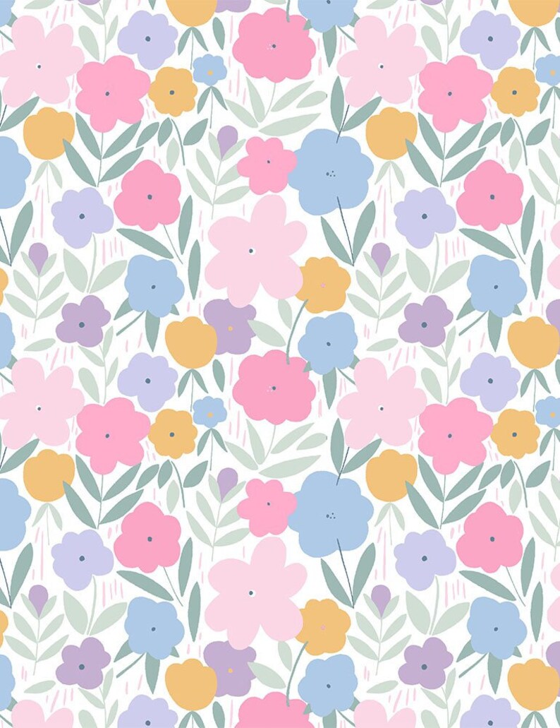 Spring Flowers Music Box Collection From Dear Stella 100 Etsy