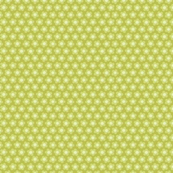 Dulcet Dot Green - Crazy for Daisy Juice Fruit for Adornit Fabrics - Floral Fabrics - Quilting Fabrics - Bekleidungsstoffe - Stoff bulk stock