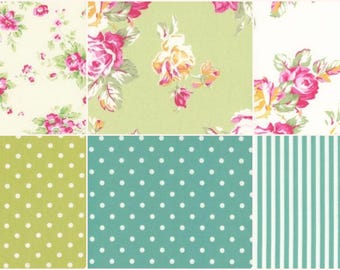 BUNDLE - Picnic Collection from Tanya Whelan Fabrics 100% Cotton Quilting Fabrics  - 6 Fabrics Each Bundle