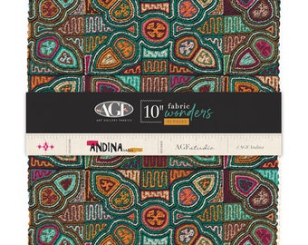 LAYER CAKE - 10X10" Squares - Andina Collection by AGF Studio for Art Gallery Fabrics - Precuts Fabrics