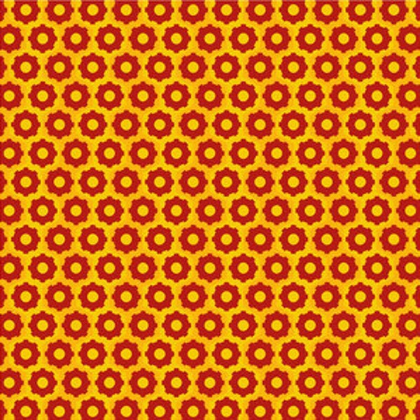 Wheels Red & Yellow - Traffic Jam by Kids Quilts for RJR Fabrics - Traffic Jam Fabrics - Kids Quilts Fabrics - Cars Fabrics - Kids Fabrics