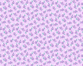 Apron Strings - Lavender Fabric - Everything But The Kitchen Sink XIV by RJR Studio for RJR Fabrics - Floral Fabrics - Quilting Fabrics