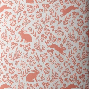 ALGODÓN ORGÁNICO - Fable Peach - Colección Garden Reverie de Cloud9 Fabrics - Telas orgánicas - Telas orgánicas para niños