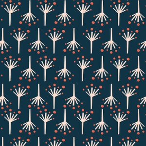 ORGANIC FABRIC - Firecracker Poplin - Modern Love Organic Fabric Collection from Monaluna Fabrics - 100% GOTS-certified organic cotton