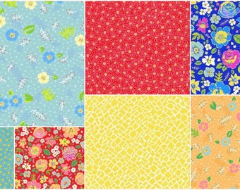 Playmaker BUNDLE by Victoria Findlay Wolfe for RJR Fabrics - Playmaker Fabrics - Playmaker Bundle Fabrics - 7 Fabrics Each Bundle