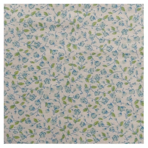 COTTON PRINT FABRIC - Blue Floral Fabric Fabric from Fabric Finders - Fabric Finders - 100% cotton - 60″ wide