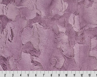 MINKY - Luxe Cuddle® Hide Elderberry From Shannon Fabrics -  Shannon Fabrics - Minky Fabric - Luxe Cuddle Fabrics - 58/60"