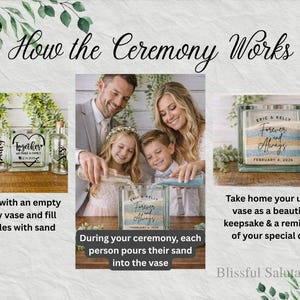 Personalized Sand Ceremony Set, Better Together Glass Block, Wedding Unity Alternative image 2