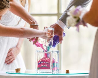 Sand Ceremony Set | Unity Sand Ceremony Wedding | Blended Family Ceremony With Children | Personalized Keepsake