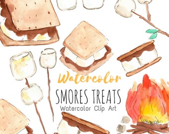 smores clip art etsy s more clip art