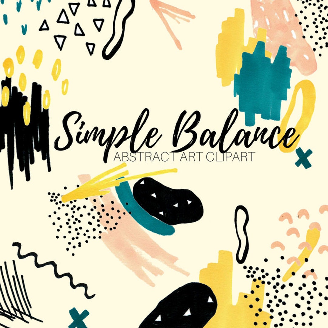 Abstract Art Clip Art Design Clip Art Hand Drawn Clip Art Texture Clip