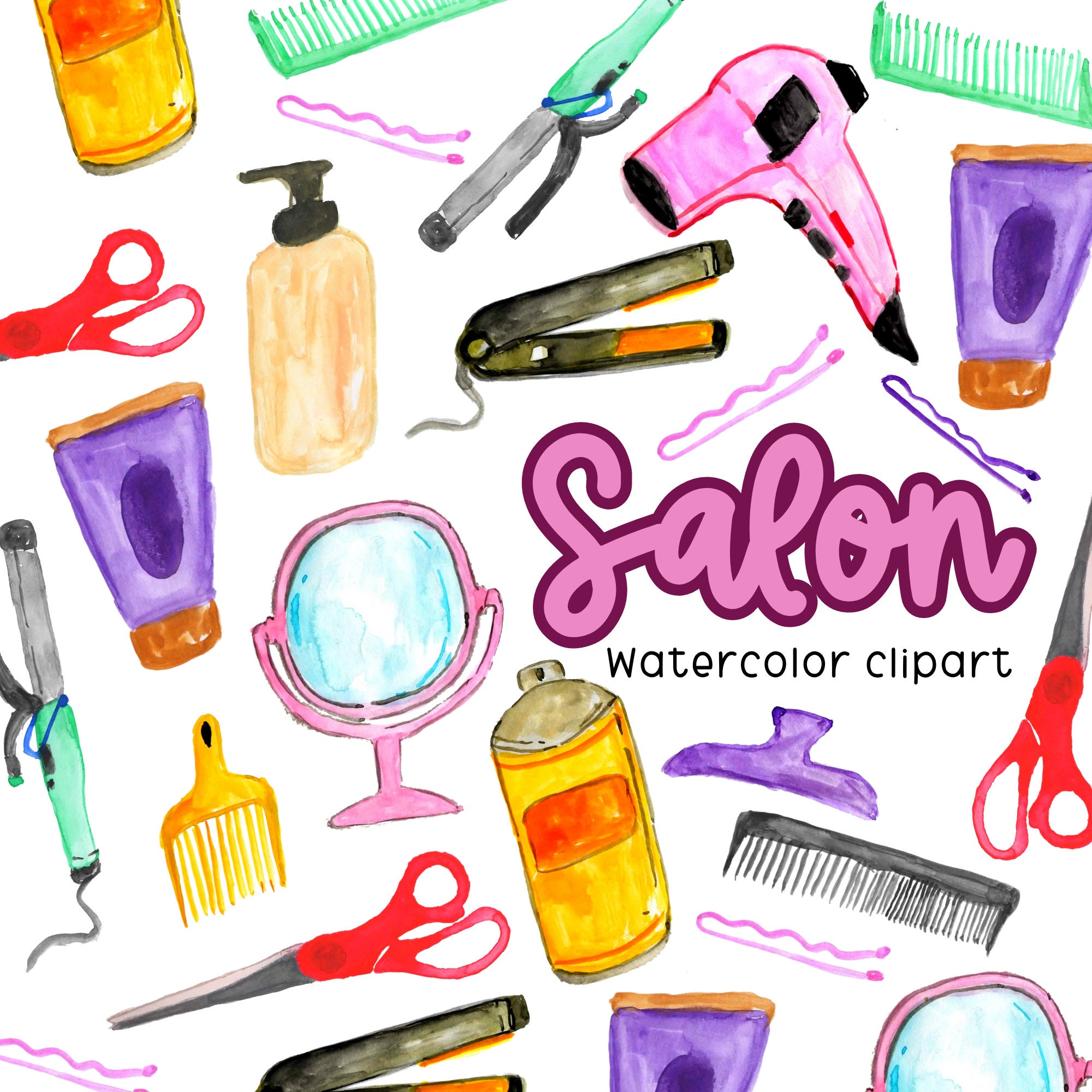 Monster Hair Clipart Black