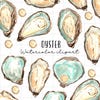 Printable Oyster Clipart, Oyster Watercolor, Nautical Clip Art ...