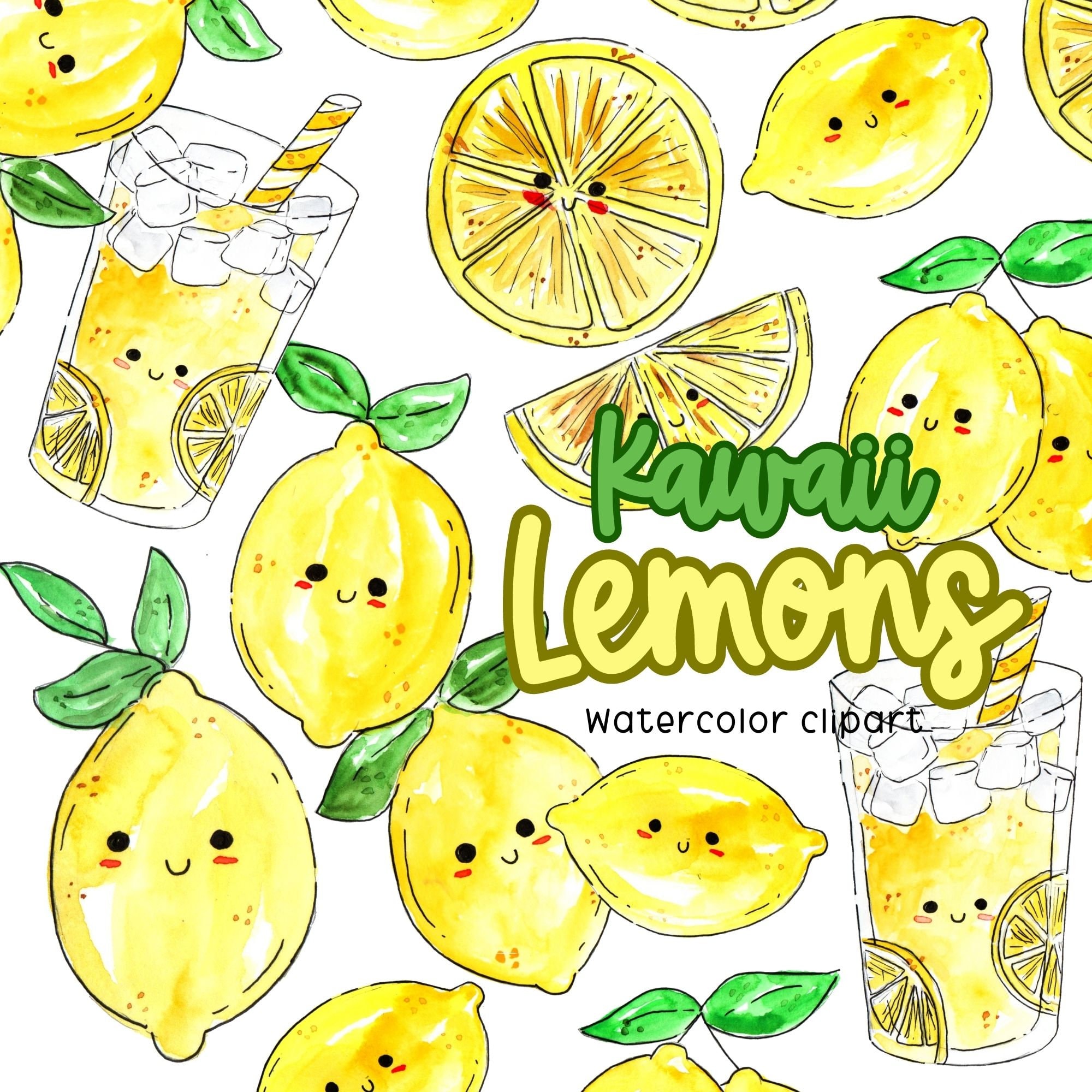 Limonade Aufkleber cool Farben kawaii Clip Kunst Illustration