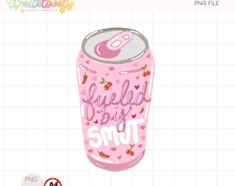 Smut Reader PNG, Bookish Soda Design Digital Download Commercial Use