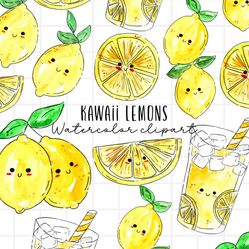 Watercolor Kawaii Lemon Clipart Cute Lemon Fruit Graphics In Png watercolor-kawaii-lemon-clipart-cute-lemon-fruit-graphics-in-png