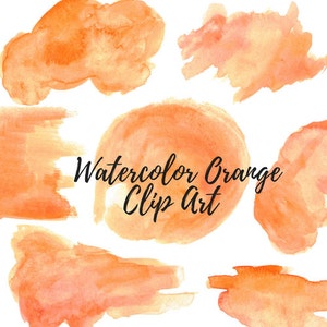 Watercolor clip art - Paint Splash Clip Art - Watercolor splash - Watercolor blob - Paint Brush Clip Art - Commercial Use