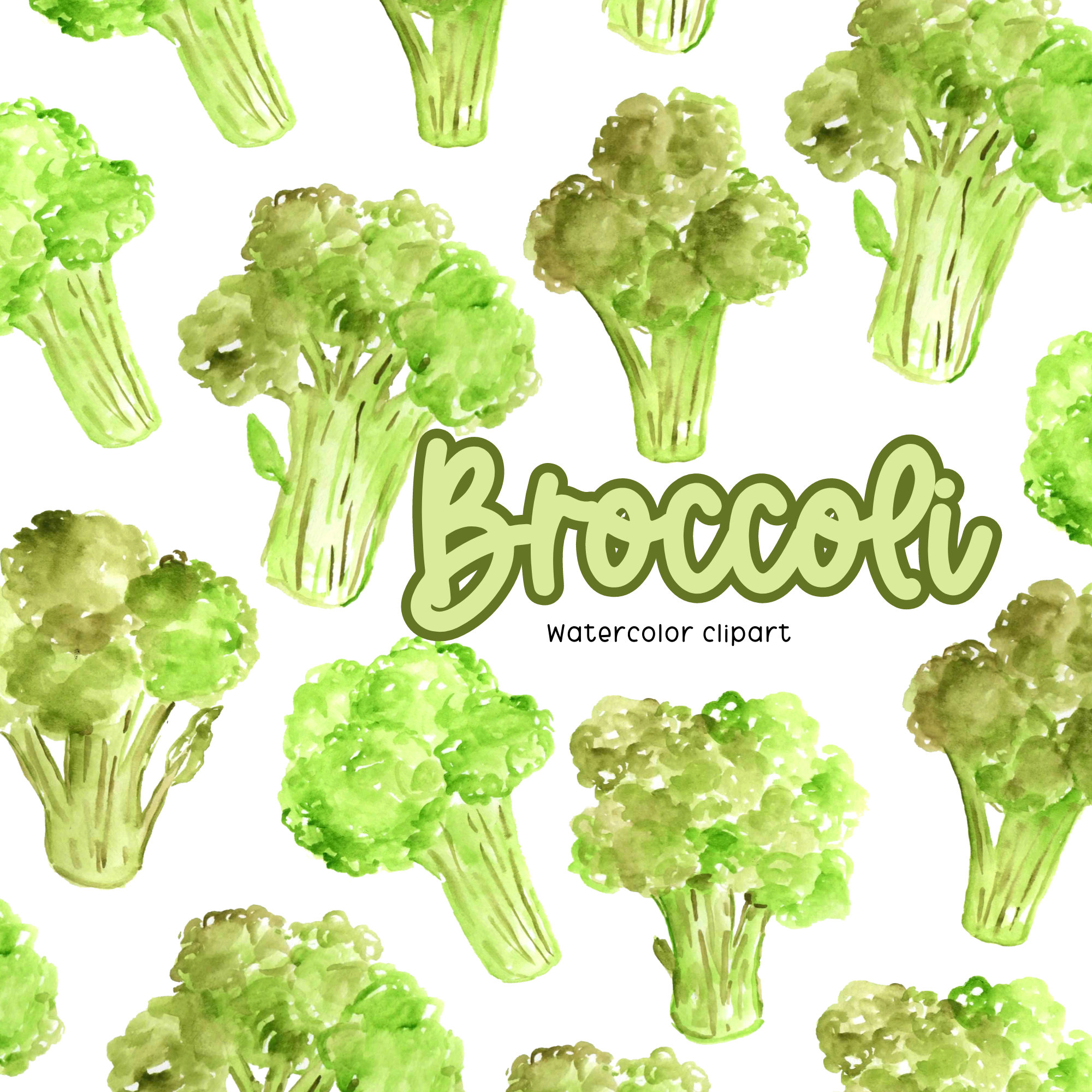 Clip Art Broccoli