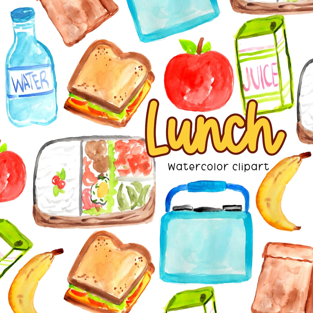 Lunch Clipart Watercolor Back To School Lunch Box Paper Bag Apple lunch-clipart-watercolor-back-to-school-lunch-box-paper-bag-apple