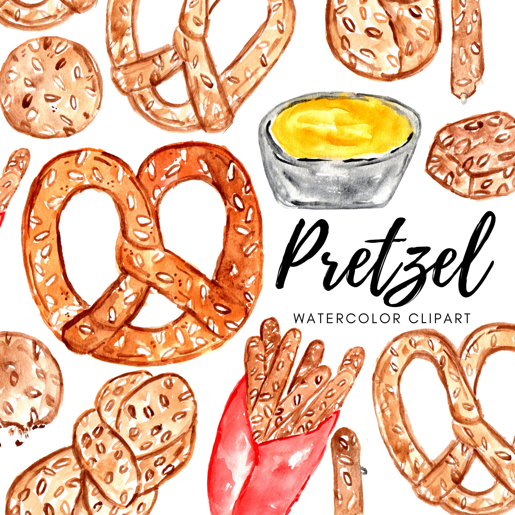 Soft Pretzel Clipart