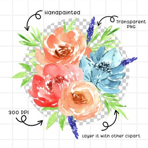 Watercolor tie dye clipart, summer clothing, retro groovy hippie png digital download commercial use image 5