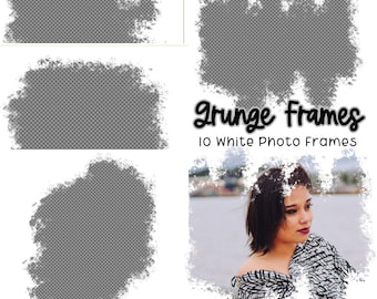 Grunge Photo Overlay photo frame png digital download photo tumbler png border graphics sublimation commercial use