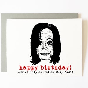 cartão de aniversário michael jackson