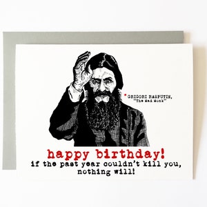 rasputin birthday card